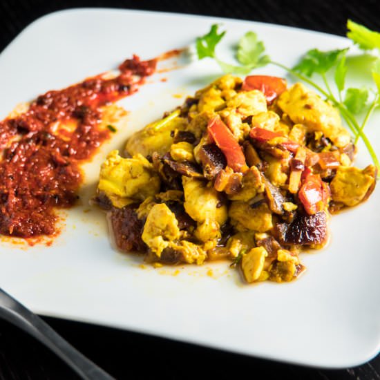 Tofu Bhurji (Indian Scramble)