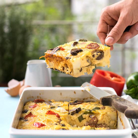 Greek Oven Baked Frittata