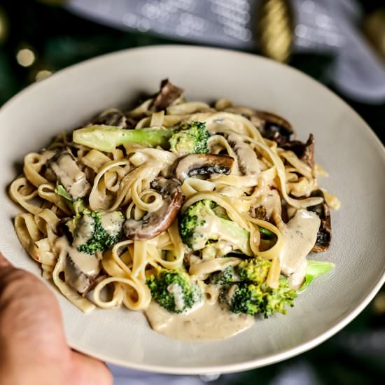 Creamy Beef Broccoli and Portobello