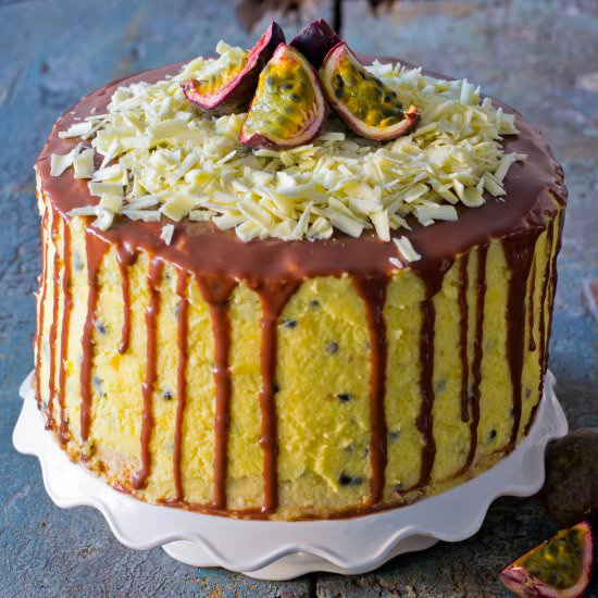 Passionfruit lemon cake