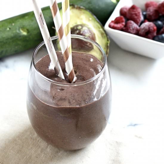 Banana-Free Creamy Berry Smoothie