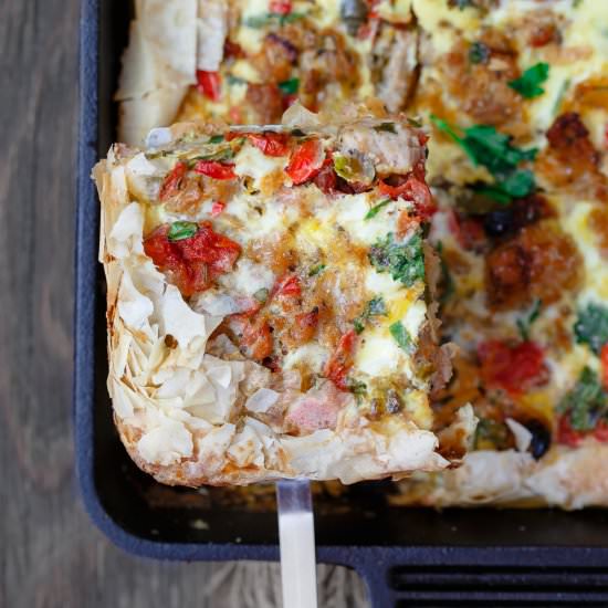 Italian Breakfast Strata!