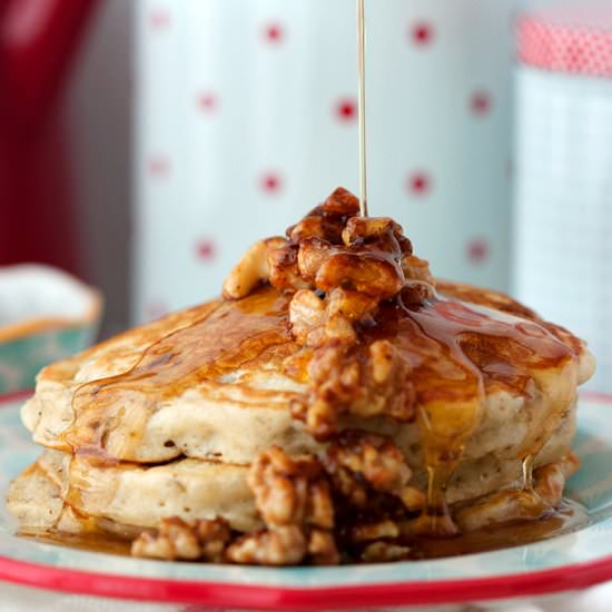 Banana Buttermilk Pancakes