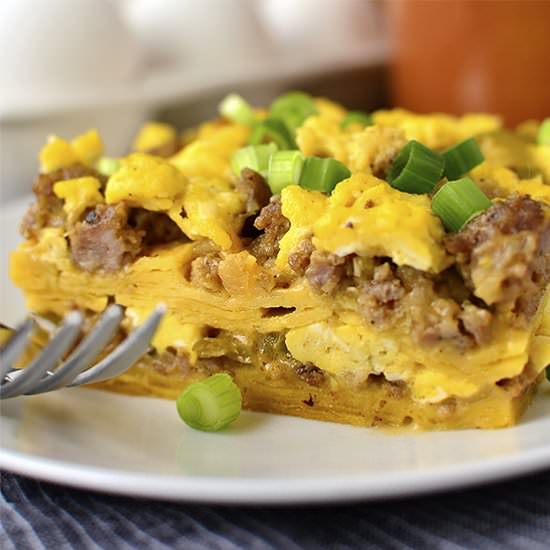 Breakfast Taco Casserole