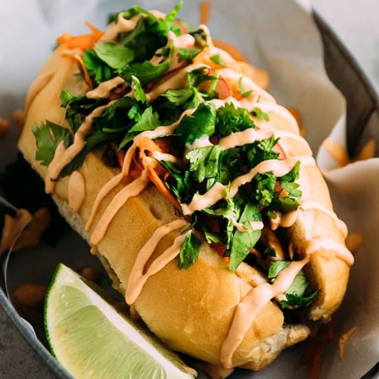 Hoisin Glazed Fish Sandwiches