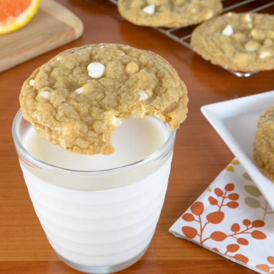 White Chocolate Chip Orange Cookies