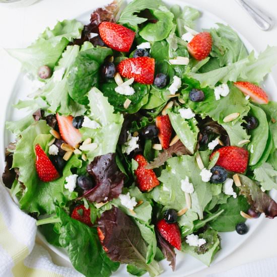 Berry Salad & Vanilla Bean Dressing