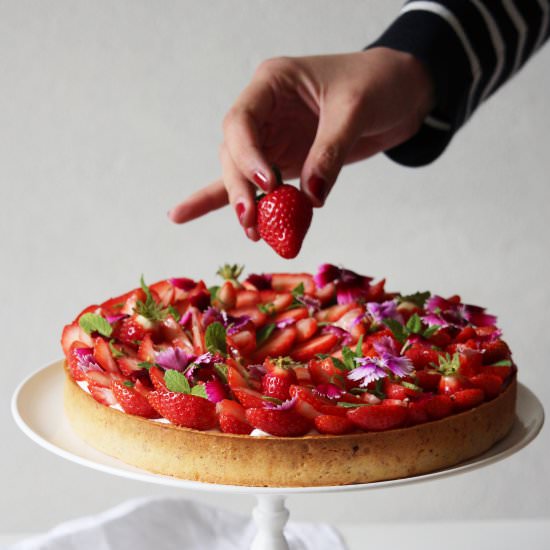 Strawberry Mint Tart