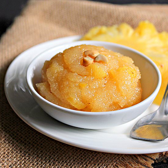 Pineapple Kesari, Pudding