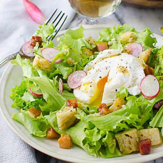 Tangy Frisee Lardons Salad