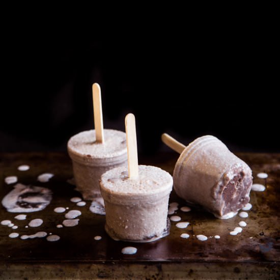 Sweet Red Bean Popsicles