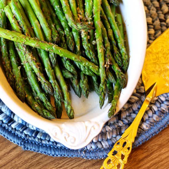 Roasted Lemon Pepper Asparagus