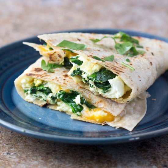 Skinny Breakfast Quesadilla
