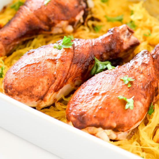 BBQ Chicken & Spaghetti Squash