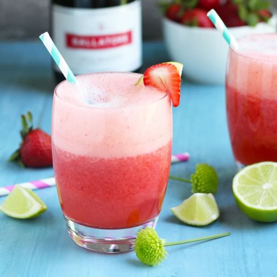Prosecco Strawberry Margaritas
