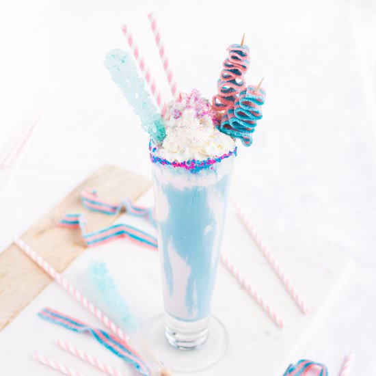 Cotton Candy Milkshake