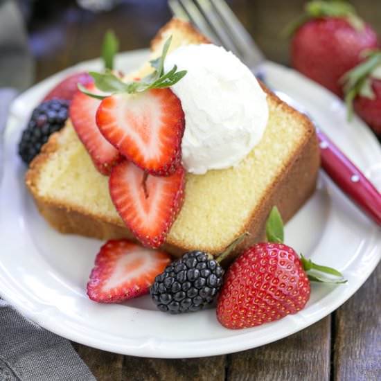 The Best Pound Cake