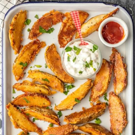 Parmesan Potato Wedges