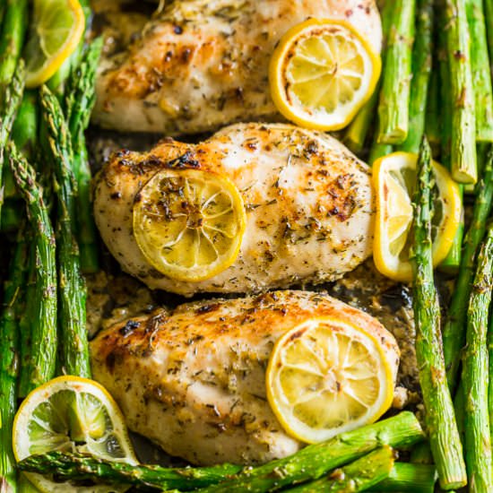 Lemon Chicken Sheet Pan Dinner