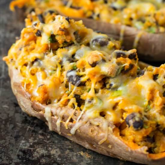 Mexican Stuffed Sweet Potatoes