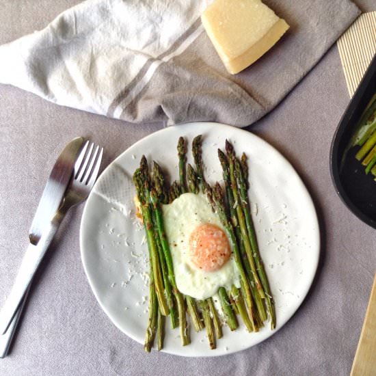 Asparagus with Egg and Parmesan
