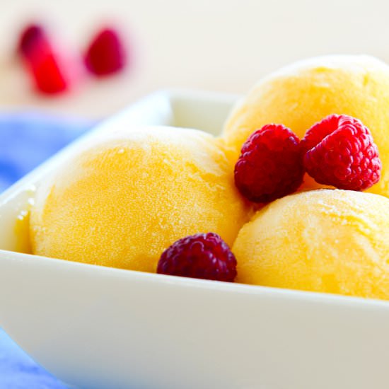 Sugar-Free Mango Sorbet