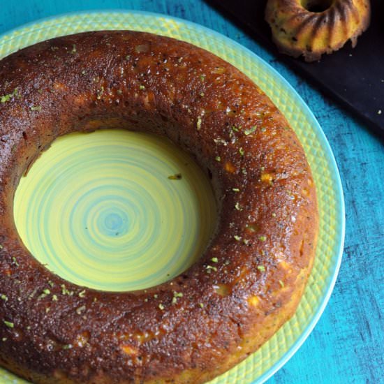 Sorgum Mango Cake