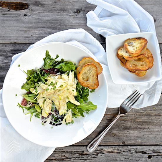 Raw Artichoke Salad