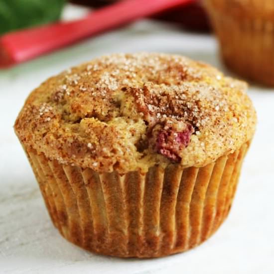 Easy Rhubarb Muffins