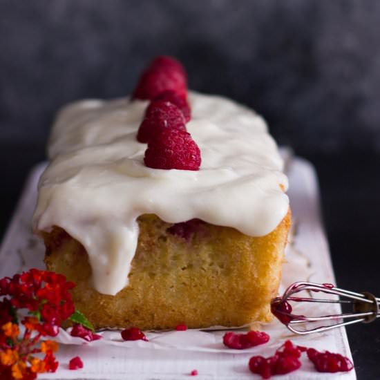 Raspberry – Orange blossom Loaf