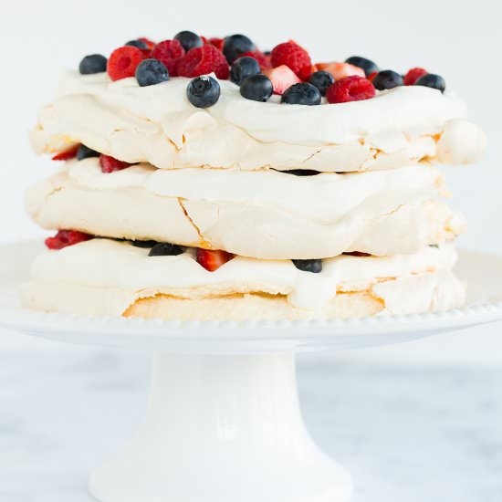 Pavlova Layer Cake