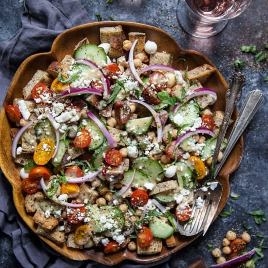 Chickpea Panzanella