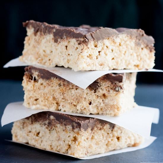 Toffee Rice Krispie Treats