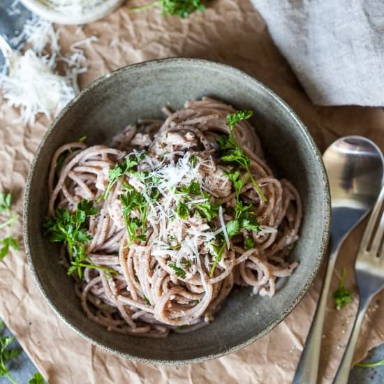 Whole Grain Spaghetti al Tonno