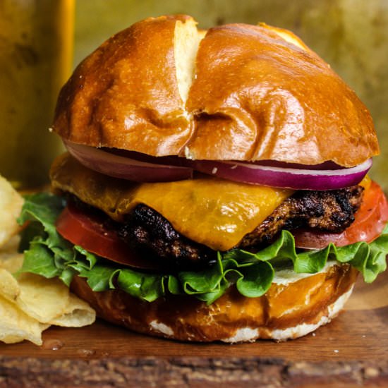 Umami Beef & Pork Burgers