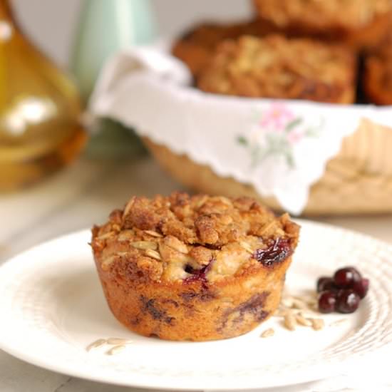 Sunflower Crumb Muffins
