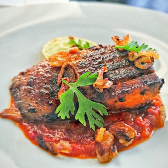 Pan-fried Masala Sea Bass