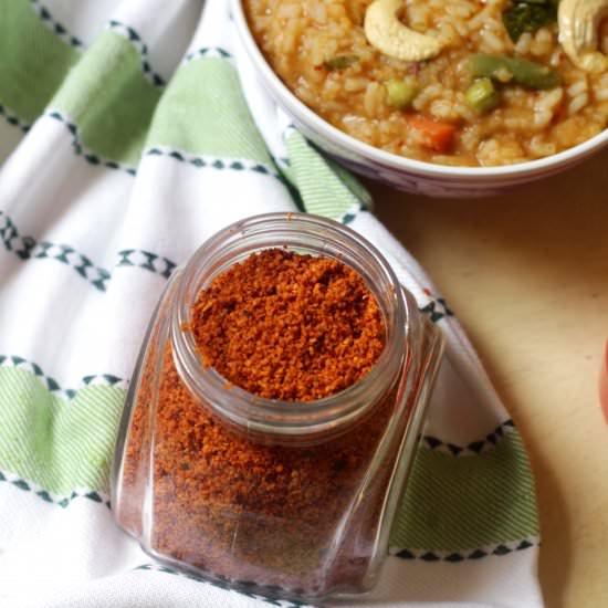Homemade Bisi Bele Bath Powder