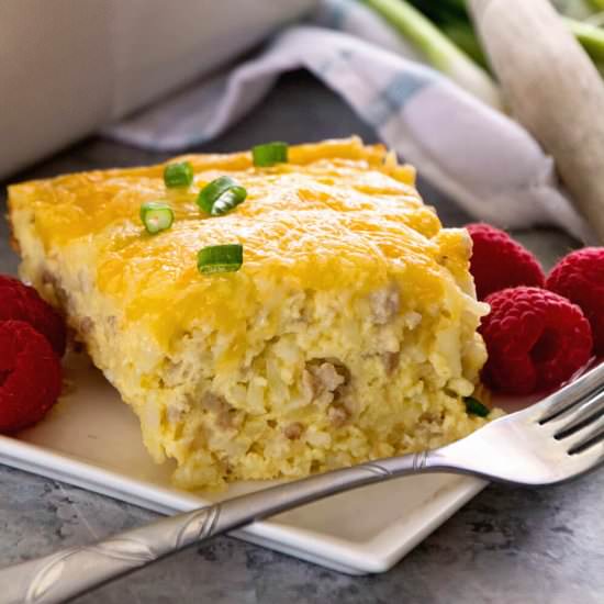 Sausage & Cheese Casserole