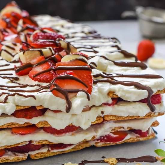 Strawberry Icebox Cake