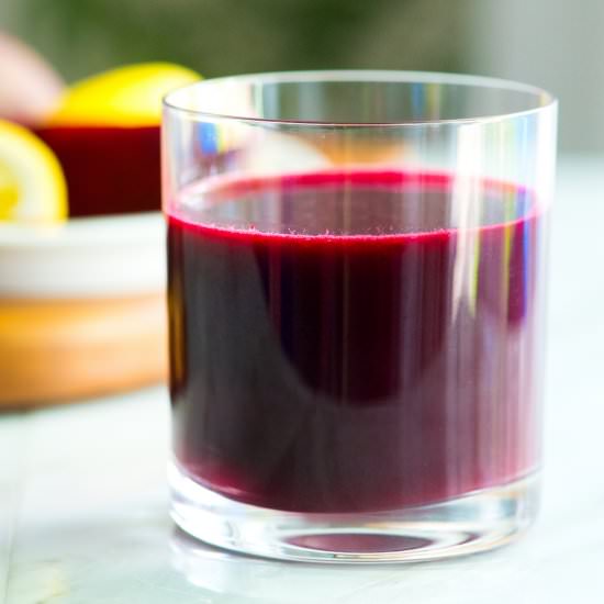 Lemon Ginger Power Beet Juice