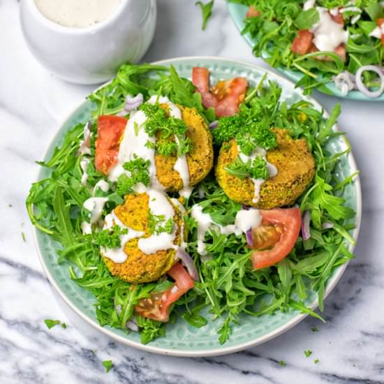 Healthy Falafel Salad