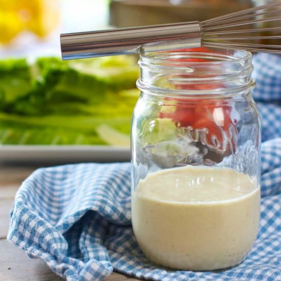 Skinny Caesar Salad Dressing