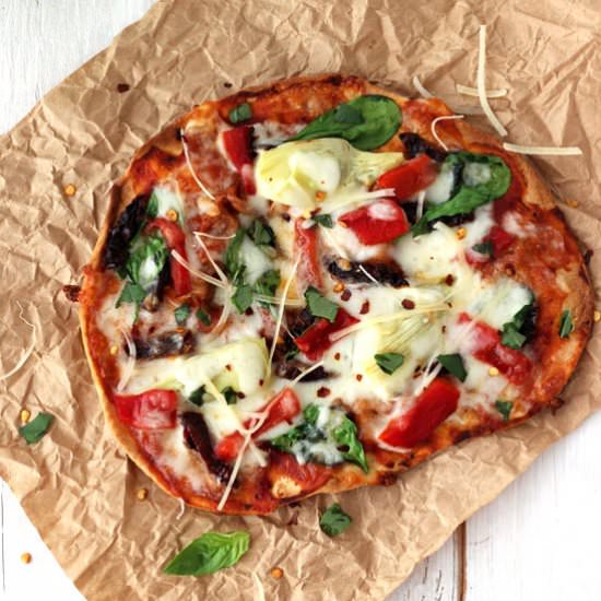 Toaster Oven Tortilla Pizza