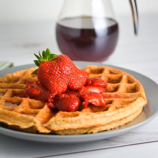 PB&J Protein Waffle