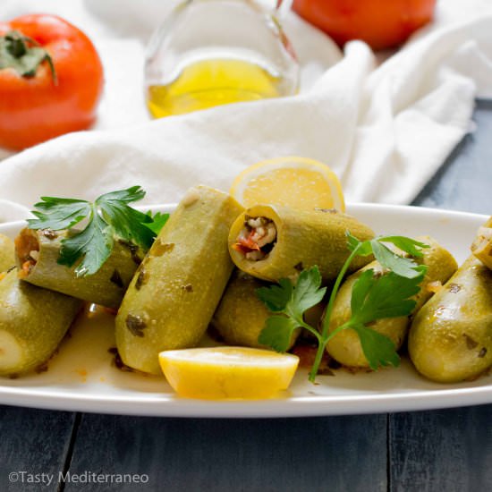 Lebanese stuffed Zucchini