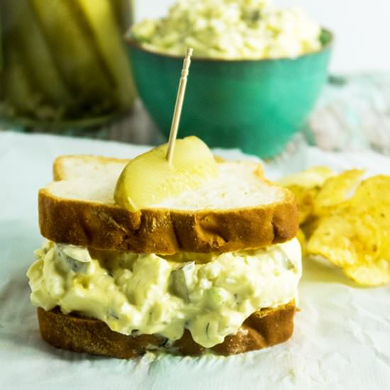 Classic Dill Pickle Egg Salad