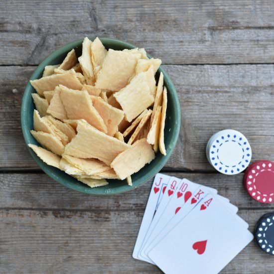 Homemade Real Cheese Crackers