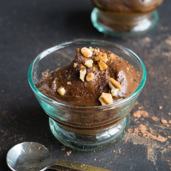 Spiced Chocolate Avocado Pudding