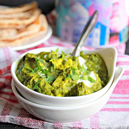 Fenugreek Leaves With Cottage Cheese